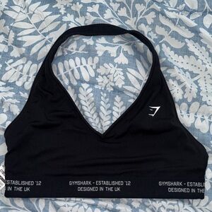 Gymshark Midnight Black Sports Bra (Two-Side) LIKE NEW